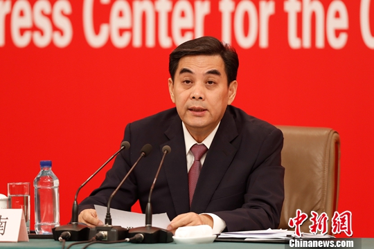 9月26日,中国人力资源和社会保障部部长张纪南在北京说,中国就业人数从1949年的1.8亿人增加到2018年的7.8亿人,扩大了3.3倍。<a target='_blank' href='http://www.chinanews.com/'>中新社记者 韩海丹 摄 点击进入下一页